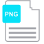 PNG File Extension Icon, png,image