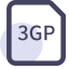 3GP File Extension Icon, 3GP,video,mobile
