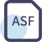 ASF File Extension Icon, ASF,video,multimedia
