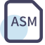 ASM File Extension Icon, ASM,assembly,code