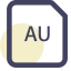 AU File Extension Icon, AU,audio,sound