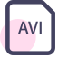 AVI File Extension Icon, AVI,multimedia,video