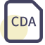 CDA File Extension Icon, CDA,audio,CD