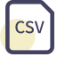CSV File Extension Icon, CSV,data,spreadsheet