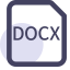 DOCX File Extension Icon, DOCX,Word,document