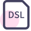 DSL File Extension Icon, DSL,connection,internet