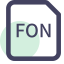 FON File Extension Icon, FON,font,typeface