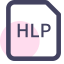 HLP File Extension Icon, HLP,documentation,help