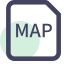 MAP File Extension Icon, MAP,file,map
