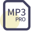 MP3PRO File Extension Icon, MP3PRO,audio,music
