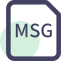 MSG File Format Icon, MSG,Outlook,file format