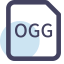 OGG File Format Icon, OGG,audio,file format