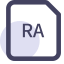 RA File Format Icon, RA,audio,file format