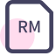 RM File Format Icon, RM,file format,video