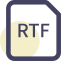 RTF File Format Icon, RTF,document,file format