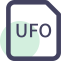 UFO File Format Icon, UFO,file format,font