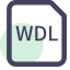 WDL File Format Icon, WDL,document,file format