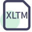 XLTM File Format Icon, XLTM,file format,template