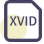 XVID File Format Icon, XVID,file format,video