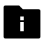 Filled Folder Info Icon, folder,info