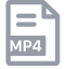 MP4 File Icon (Alt) Icon, MP4,video,file