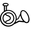 Horn - Trompet Icon, horn,wind instrument