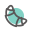 Croissant Icon, croissant,food,pastry