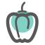 Green Pepper Icon, green pepper,vegetable,food