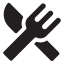 Restaurant Icon, dining,fork,knife