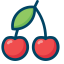 Cherries Icon, cherries,fruit,food