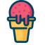 Ice Cream Icon, ice cream,dessert,food