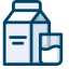 Milk Carton Icon, milk,carton,dairy