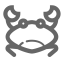 Crab Icon, crab,seafood