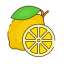 Dried Lemon Icon, dried lemon,dried fruit
