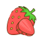 Dried Strawberry Icon, dried strawberry,snack
