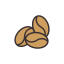 Coffee Beans Icon, coffee beans,ingredient
