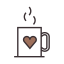 Coffee is Love Icon, coffee,love