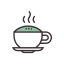 Coffee with Cream Icon, coffee,cream