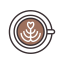 Latte Art Icon, coffee,latte