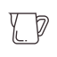 Milk Pitcher Icon, dairy,milk pitcher