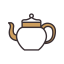 Porcelain Teapot Icon, porcelain teapot,tea