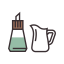 Sugar and Milk Icon, milk,sugar