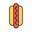 Hot Dog Icon, hot dog,fast food,snack