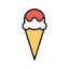 Ice Cream Cone Icon, ice cream cone,dessert,sweet