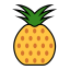 Pineapple Icon, pineapple,fruit,tropical
