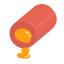 Red Sausage Icon, sausage,snack
