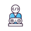 Game Developer Icon, development,game developer