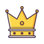 King Crown Icon, crown,game royalty