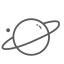 Planet Icon, planet,ring,space