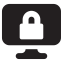 Computer Secure Icon, computer,secure